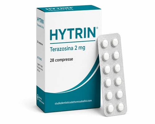 Scatola di Hytrin 2 mg terazosina compresse