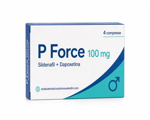 Confezione P Force 100 mg sildenafil e dapoxetina